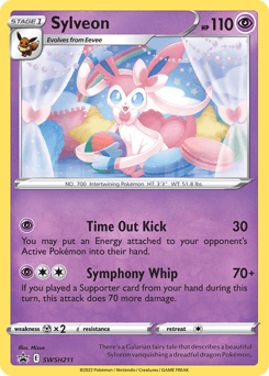 Sylveon SWSH211/307 — SWSH Black Star Promos