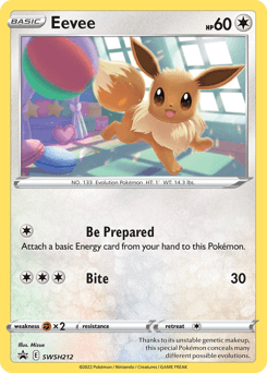 Eevee SWSH212/307 — SWSH Black Star Promos