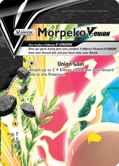 Morpeko V-UNION SWSH215/307 — SWSH Black Star Promos