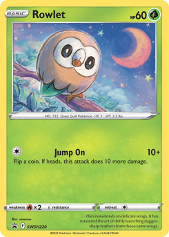 Rowlet SWSH220/307 — SWSH Black Star Promos