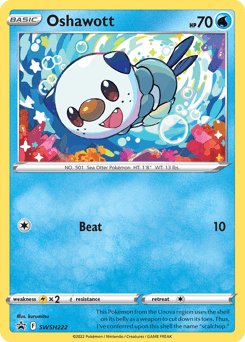 Oshawott SWSH222/307 — SWSH Black Star Promos