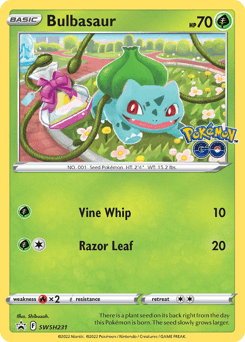Bulbasaur SWSH231/307 — SWSH Black Star Promos