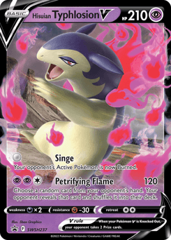 Hisuian Typhlosion V SWSH237/307 — SWSH Black Star Promos