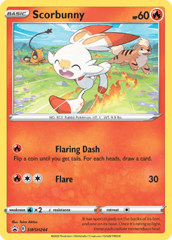 Scorbunny SWSH244/307 — SWSH Black Star Promos