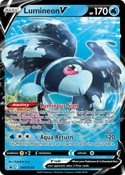 Lumineon V SWSH250/307 — SWSH Black Star Promos