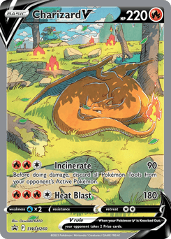 Charizard V SWSH260/307 — SWSH Black Star Promos