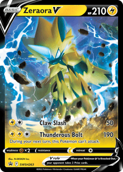 Zeraora V SWSH263/307 — SWSH Black Star Promos