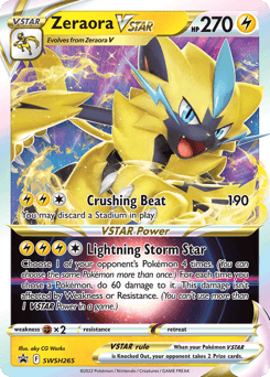 Zeraora VSTAR SWSH265/307 — SWSH Black Star Promos