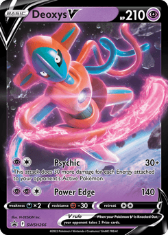 Deoxys V SWSH266/307 — SWSH Black Star Promos