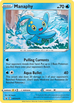 Manaphy SWSH275/307 — SWSH Black Star Promos