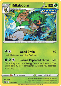 Rillaboom SWSH277/307 — SWSH Black Star Promos