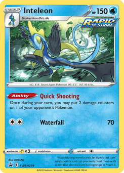Inteleon SWSH279/307 — SWSH Black Star Promos
