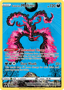Galarian Moltres SWSH284/307 — SWSH Black Star Promos