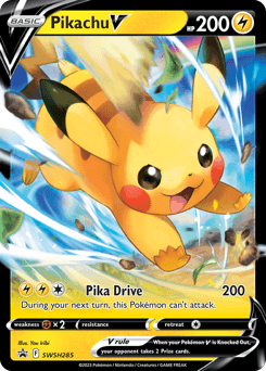 Pikachu V SWSH285/307 — SWSH Black Star Promos