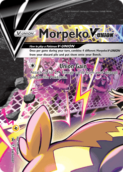 Morpeko V-UNION SWSH287/307 — SWSH Black Star Promos