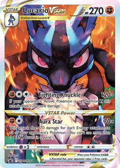 Lucario VSTAR SWSH291/307 — SWSH Black Star Promos