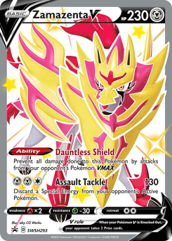 Zamazenta V SWSH293/307 — SWSH Black Star Promos