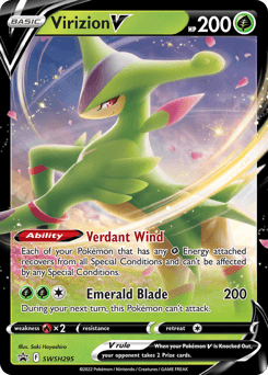 Virizion V SWSH295/307 — SWSH Black Star Promos