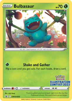 Bulbasaur SWSH303/307 — SWSH Black Star Promos