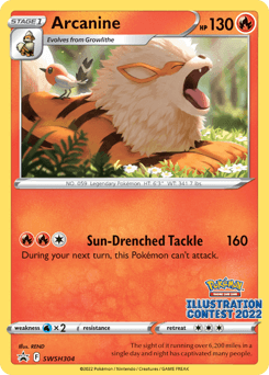 Arcanine SWSH304/307 — SWSH Black Star Promos