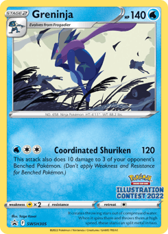 Greninja Pokémon card