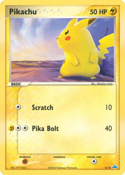 Pikachu 6/10 — EX Trainer Kit Latios