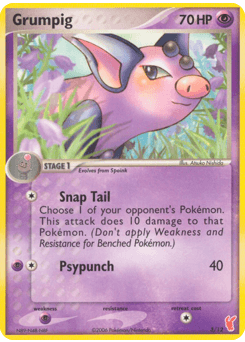 Grumpig 3/12 — EX Trainer Kit 2 Plusle