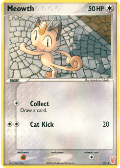 Meowth 4/12 — EX Trainer Kit 2 Plusle