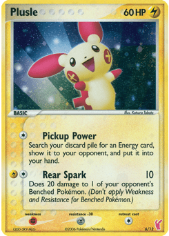 Plusle 6/12 — EX Trainer Kit 2 Plusle