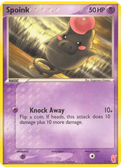 Spoink 7/12 — EX Trainer Kit 2 Plusle