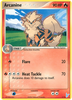 Arcanine 1/12 — EX Trainer Kit 2 Minun