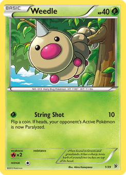 Weedle 1/39 — Kalos Starter Set