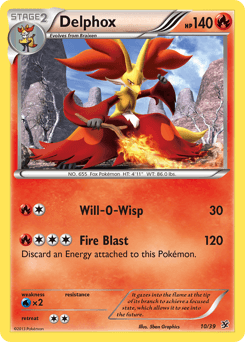 Delphox 10/39 — Kalos Starter Set