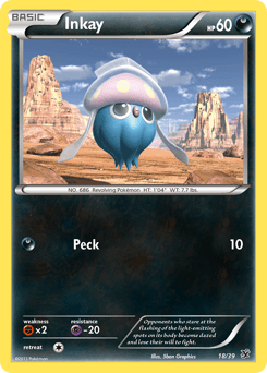 Inkay 18/39 — Kalos Starter Set