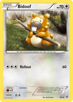 Bidoof 29/39 — Kalos Starter Set