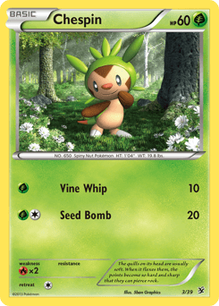 Chespin 3/39 — Kalos Starter Set