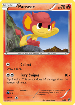 Pansear 7/39 — Kalos Starter Set