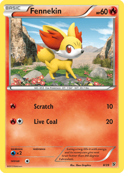 Fennekin 8/39 — Kalos Starter Set