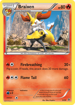Braixen 9/39 — Kalos Starter Set