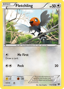Fletchling 113/146 — XY