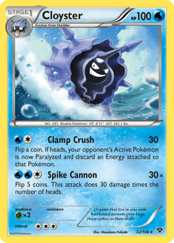 Cloyster 32/146 — XY