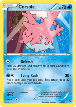 Corsola 36/146 — XY