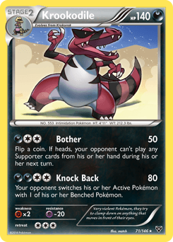 Krookodile 71/146 — XY
