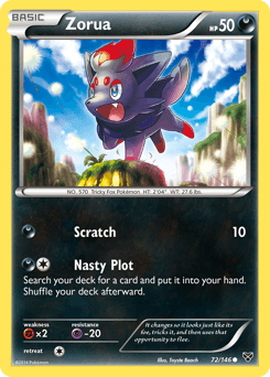 Zorua 72/146 — XY
