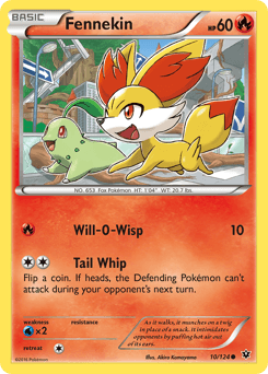 Fennekin 10/124 — Fates Collide
