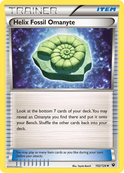 Helix Fossil Omanyte 102/124 — Fates Collide