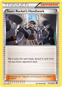 Team Rocket's Handiwork 112/124 — Fates Collide