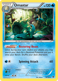 Omastar 18/124 — Fates Collide