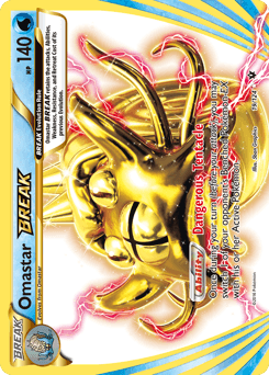 Omastar BREAK 19/124 — Fates Collide