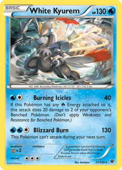 White Kyurem 21/124 — Fates Collide